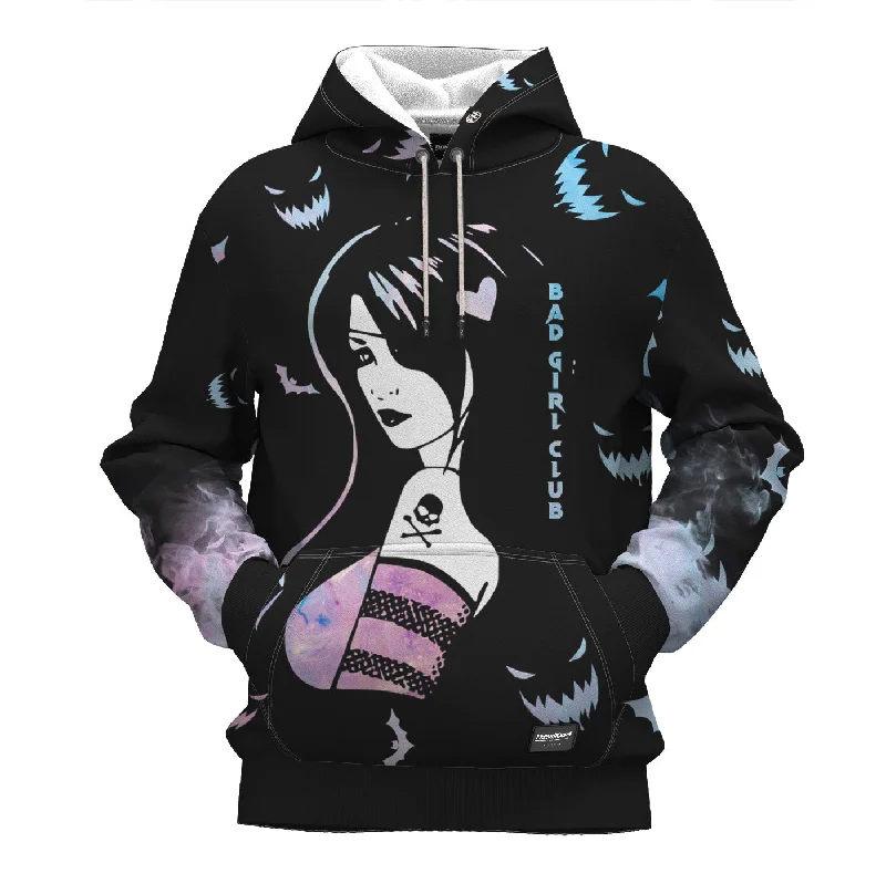 hoodie fuzzy touch -Demon Girl Hoodie