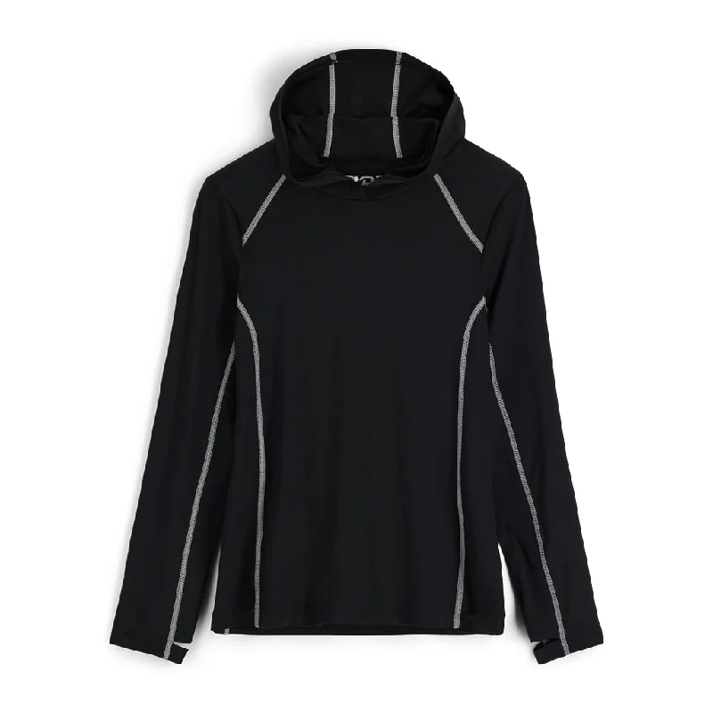 hoodie urban red -Womens Arc Graphene Tech Hoodie - Black