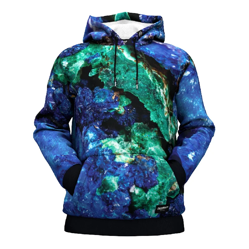 hoodie heated mustard -Mineral Stone Malachite Hoodie