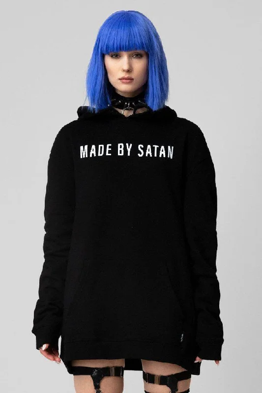 hoodie silky tones -Made By Satan Oversize Hooded Sweat - Unisex