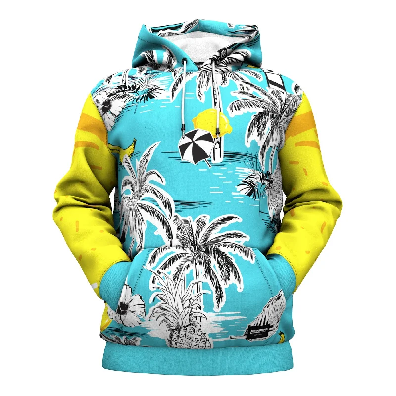 hoodie easy maroon -Hawaiian Moe Hoodie