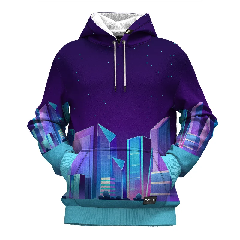 hoodie refined forest -Midnight City Hoodie