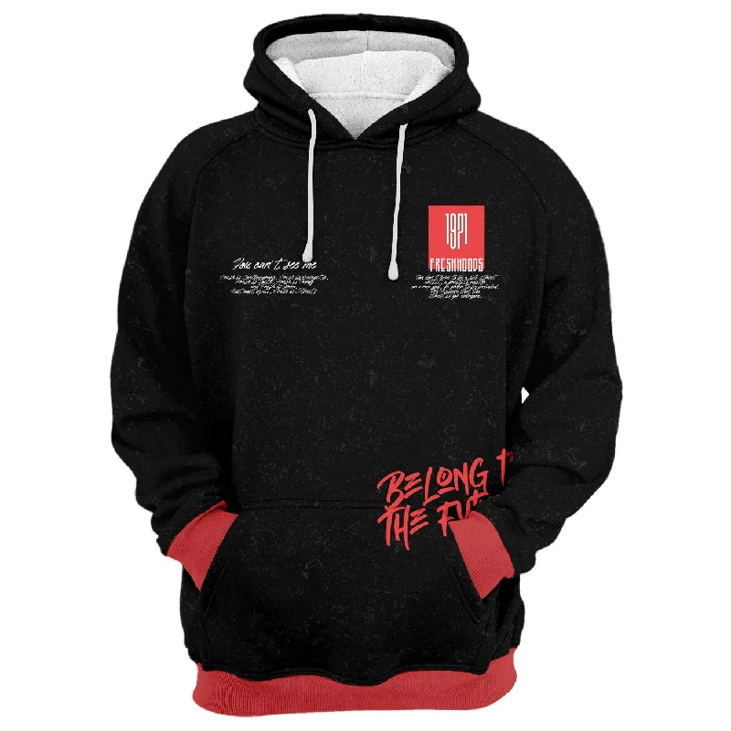 hoodie loose fabric -No Boundaries Hoodie