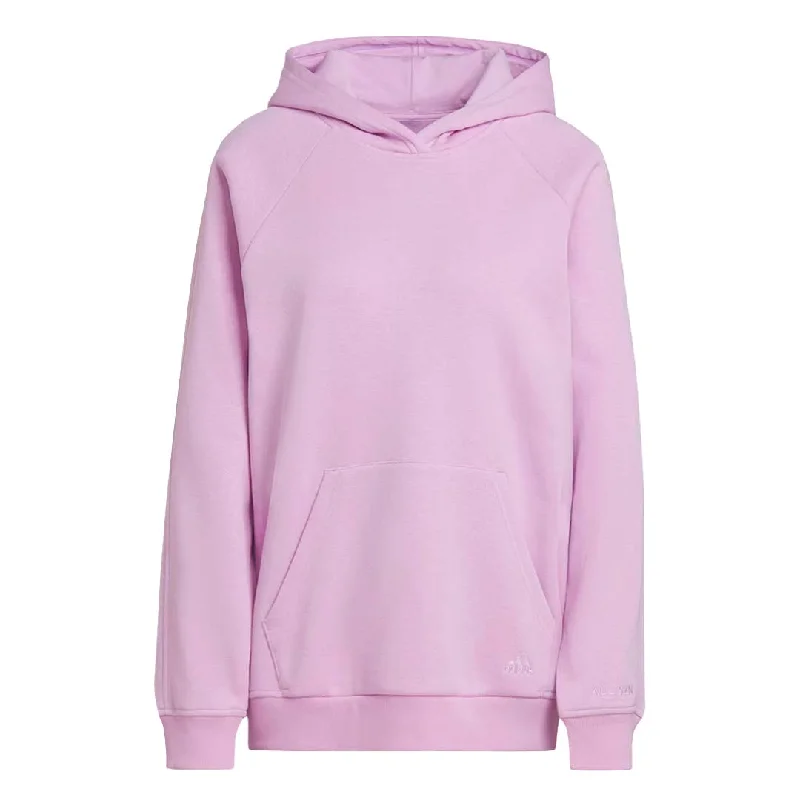 hoodie ruby red -adidas - Women's All SZN Fleece Boyfriend Hoodie (HN4214)