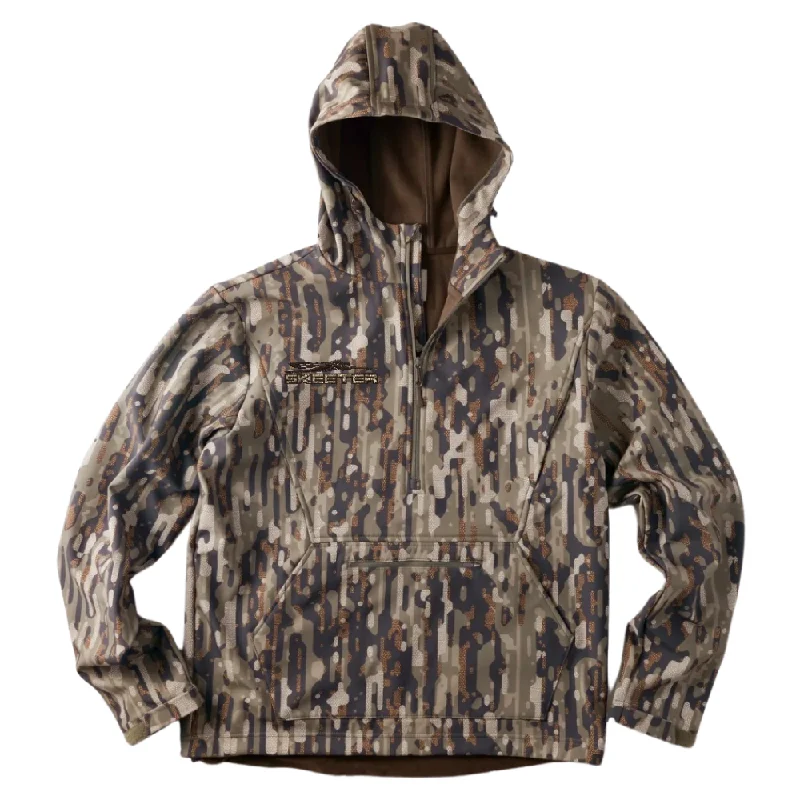 hoodie refined brown -Skeeter Duck Camp Contact Softshell Hoodie