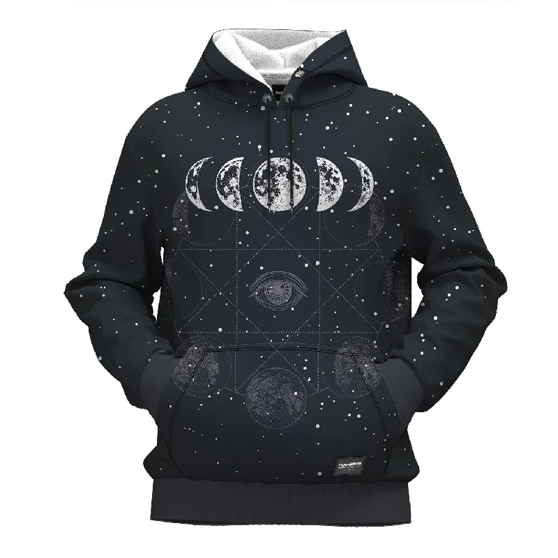 hoodie vivid polyester -Blind Moon Hoodie