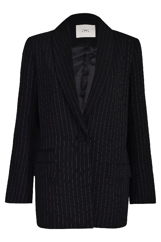 jacket muted vibe -Husk UMA BLAZER - Black