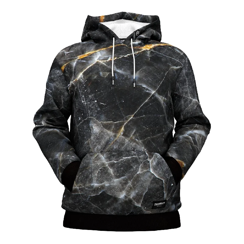 hoodie easy fabric -Dark Marble Hoodie