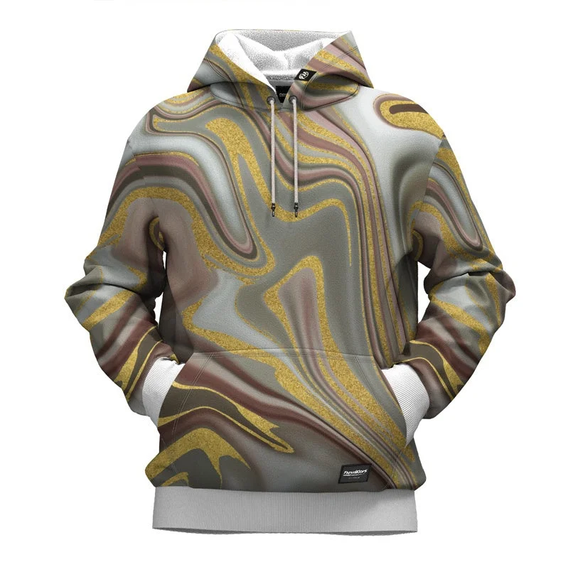 hoodie bold pattern -Golden Path Hoodie