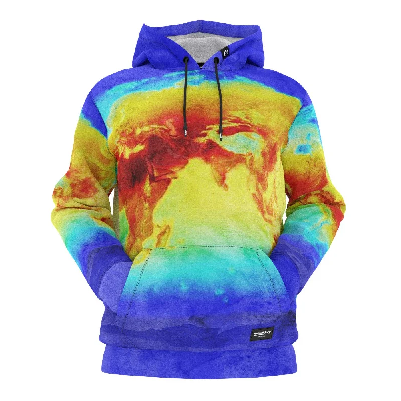 hoodie urban pattern -Global Warming Hoodie