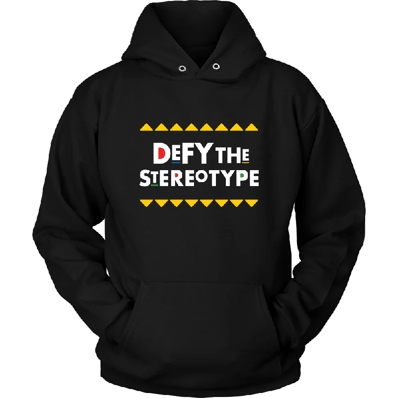 hoodie refined navy -Defy The Stereotype Hoodie