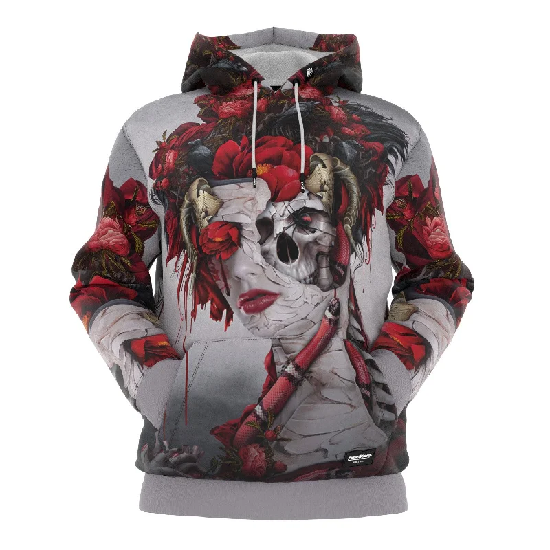 hoodie urban hoodie -Queen Of Snakes And Black Widow Hoodie