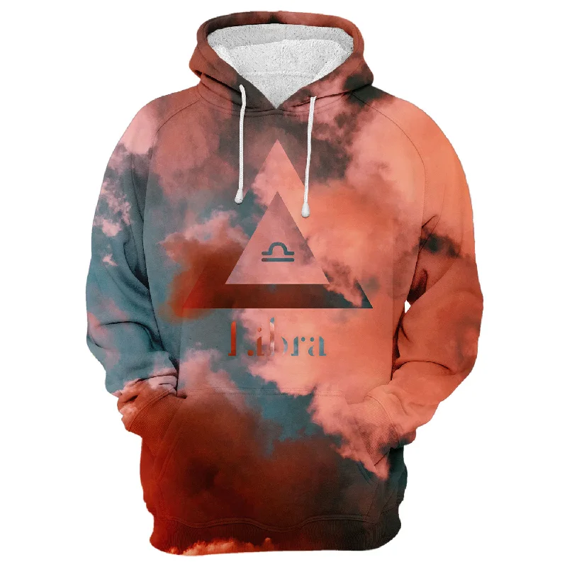 hoodie easy brown -Libra In The Clouds Hoodie