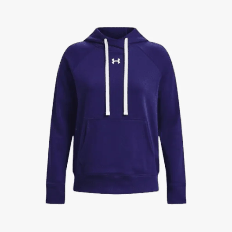 hoodie refined maroon -Under Armour Womens Rival Fleece Hoodie 468 Royal