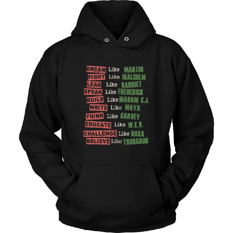 hoodie silky purple -Fight Like Melanin Icons Hoodie