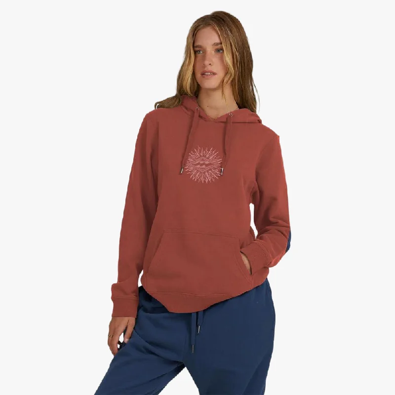 hoodie refined pink -Billabong Womens Diamond Life Hoodie Marsala