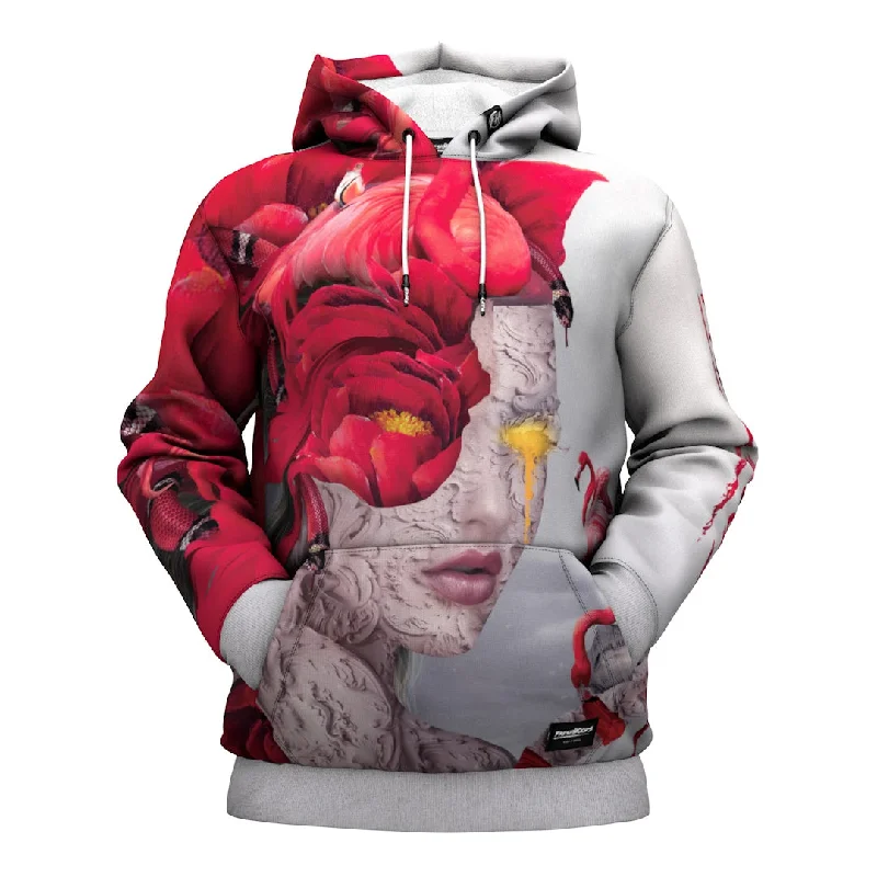 hoodie cozy fleece -Flamingo Queen Hoodie