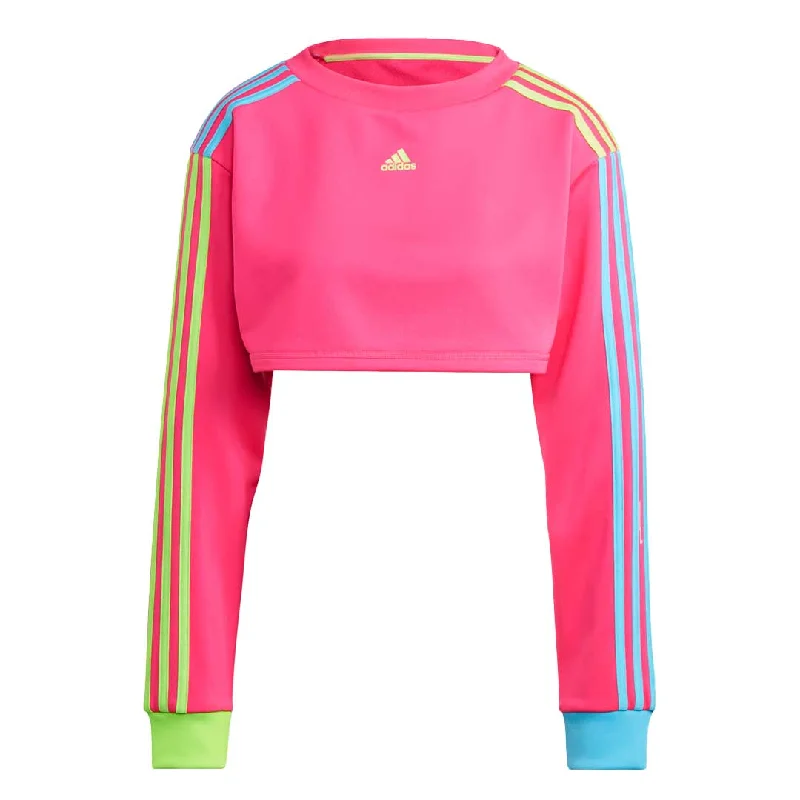 sweatshirts silky red -adidas - Women's Kidcore Cropped Sweatshirt (IK7066)