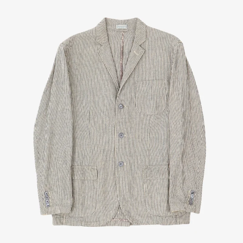 jacket bold white -Rugby Hickory Stripe Blazer