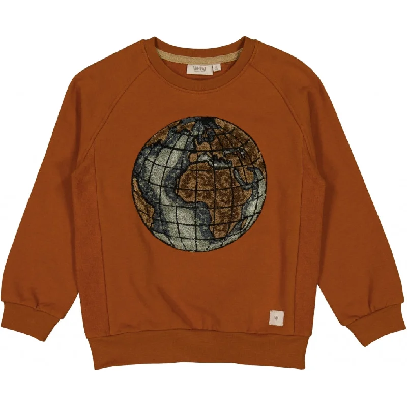 sweatshirts muted cotton -Sweatshirt Terry Globe