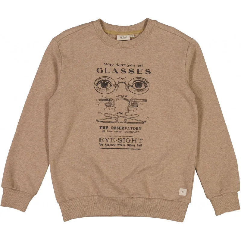 sweatshirts easy cotton -Sweatshirt Glasses