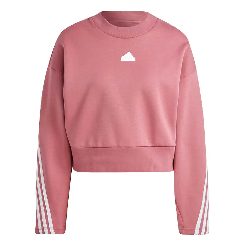 sweatshirts chill blue -adidas - Women's Future Icons 3-Stripes Sweatshirt (IB8498)