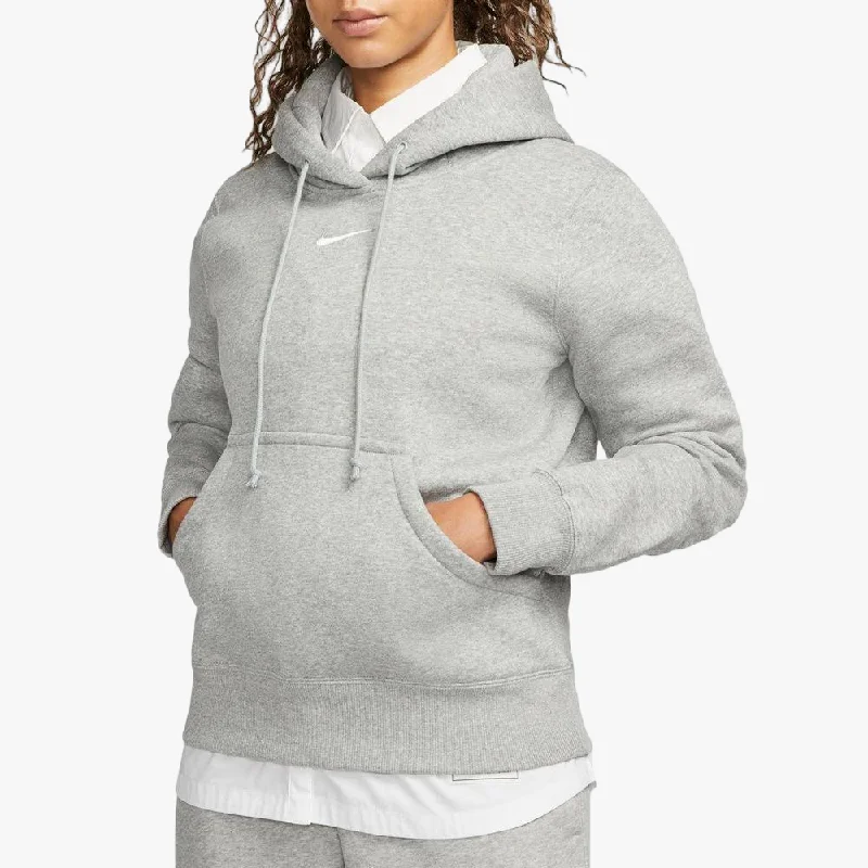 hoodie cozy forest -Nike Womens Nsw Phnx Hoodie Grey