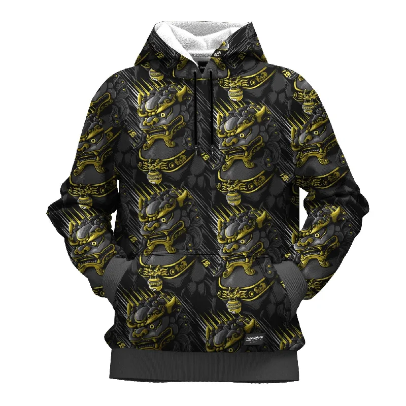 hoodie chill mustard -Golden Dragon Hoodie