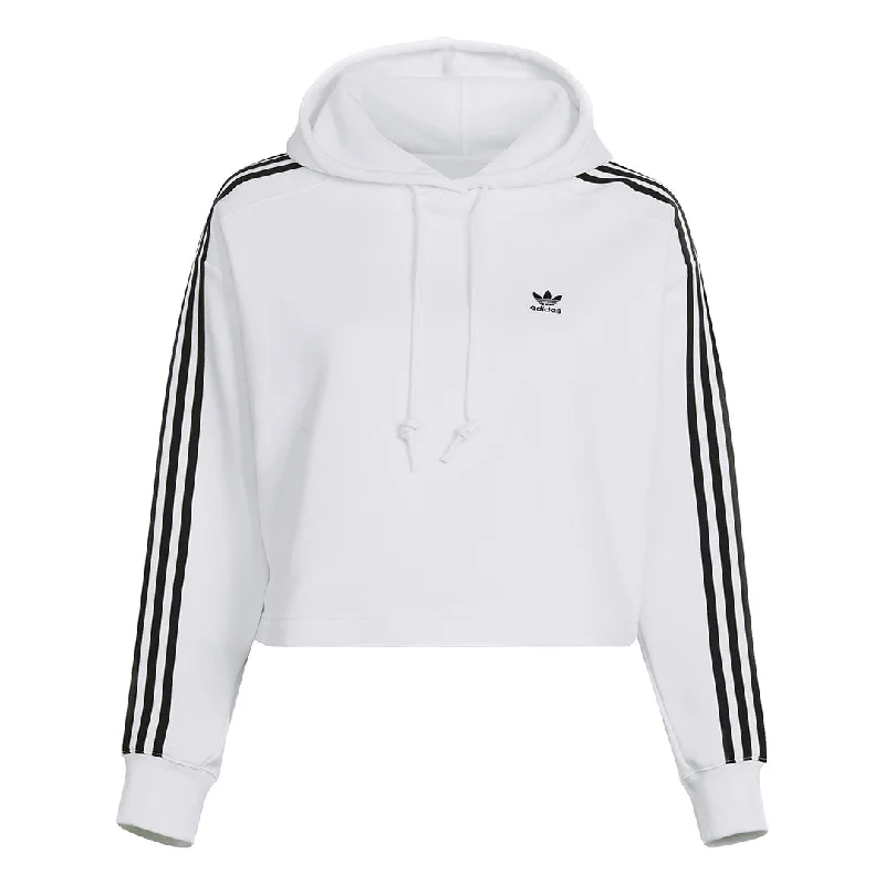 hoodie mocha brown -adidas - Women's Adicolor Classics Hoodie (Plus Size) (HL6741)