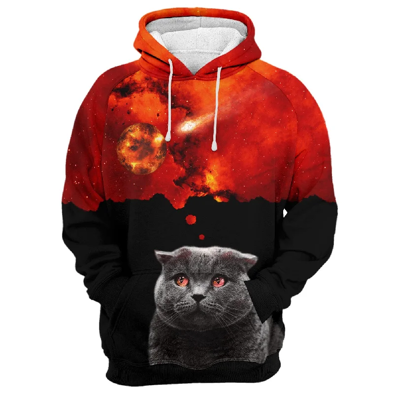 hoodie cool fleece -Kitty Cat Hoodie