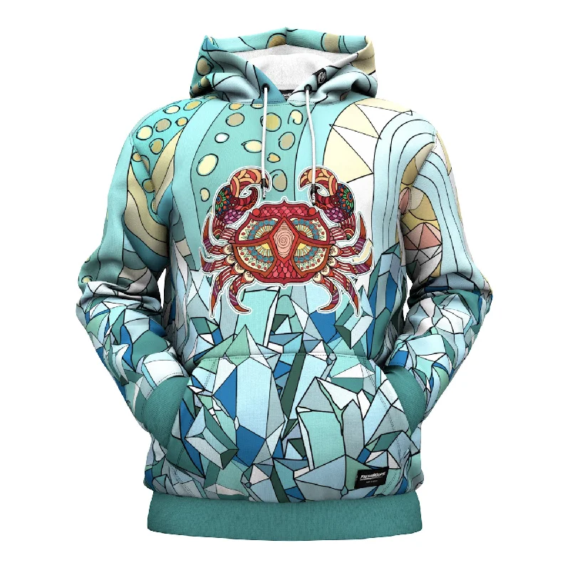 hoodie vivid black -Cancer Zodiac Hoodie