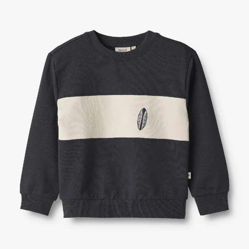 sweatshirts sharp grey -Sweatshirt Wilhelm - navy