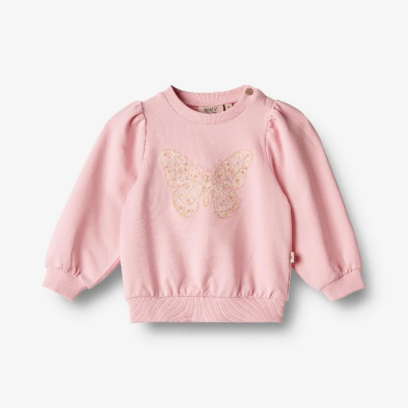 sweatshirts heated grey -Sweatshirt Embroidery Vega - sugar rose