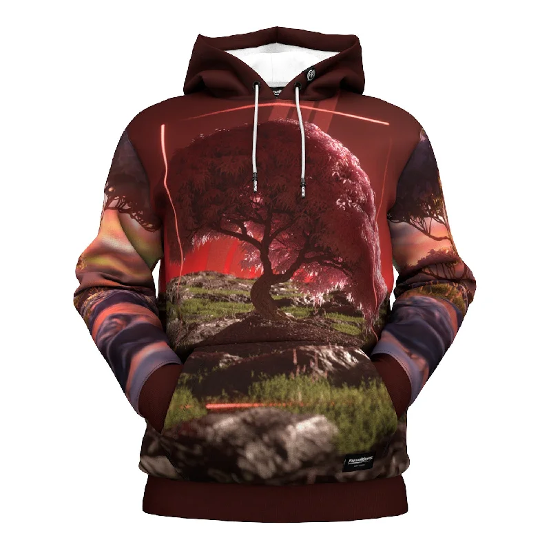 hoodie muted hoodie -Dawn Tree Hoodie