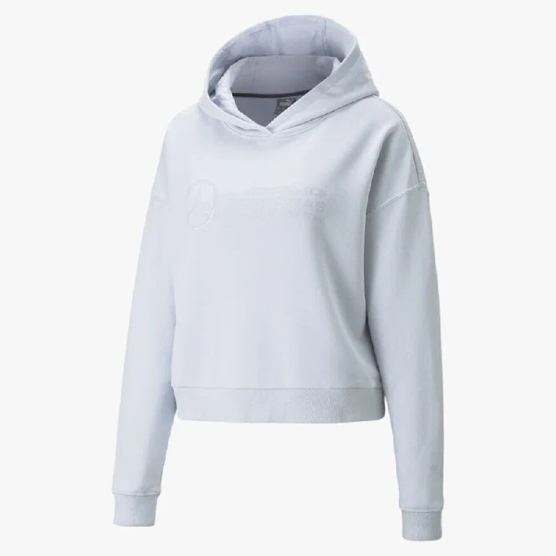 hoodie cozy navy -Puma Womens  Mapf1 Ess Hoodie Artic Ice