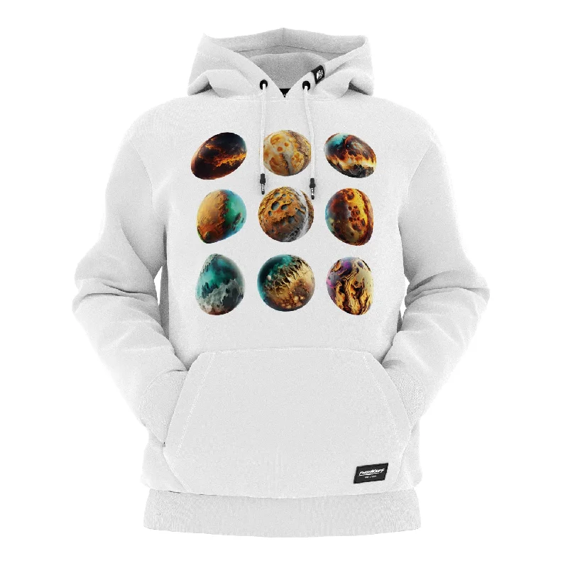 hoodie muted navy -Globes Hoodie