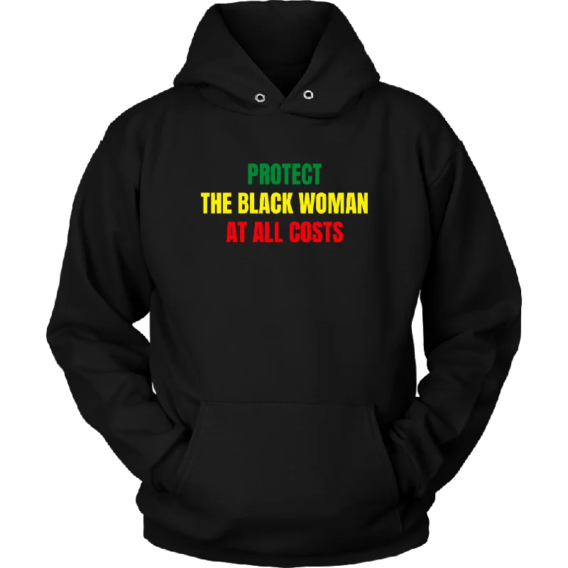 hoodie refined maroon -Protect The Black Woman Hoodie