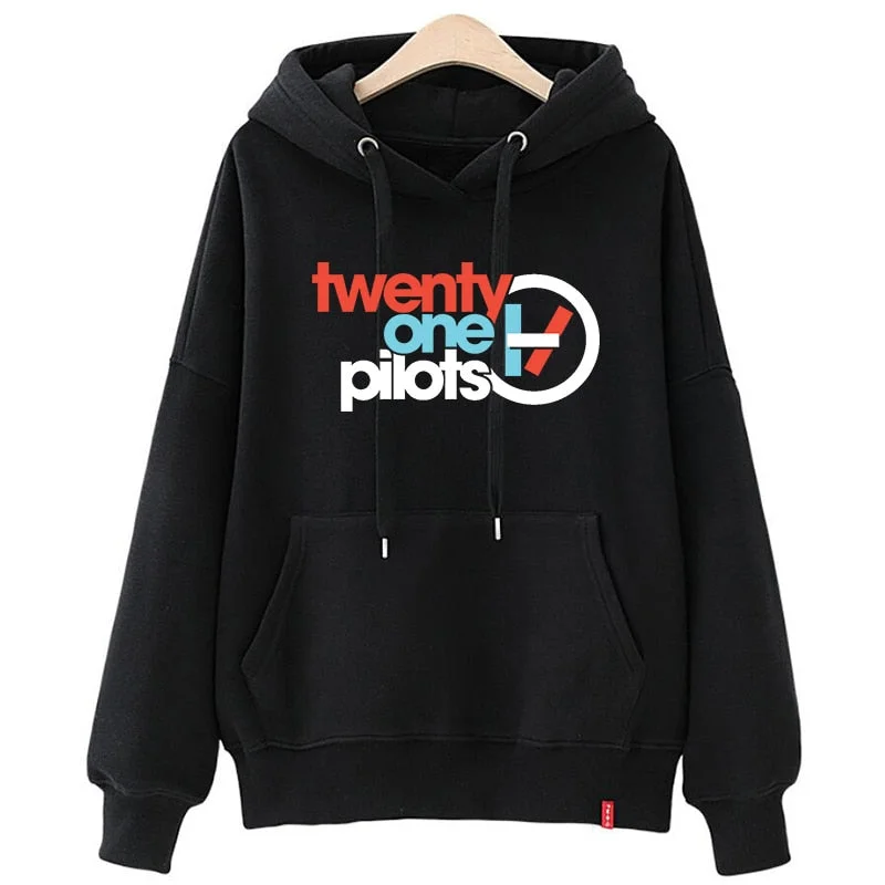 hoodie sharp green -Women twenty one pilots Hoodie Woman Spring Autumn Harajuku Hoodies And Sweatshirts Female 21 pilot Hoody