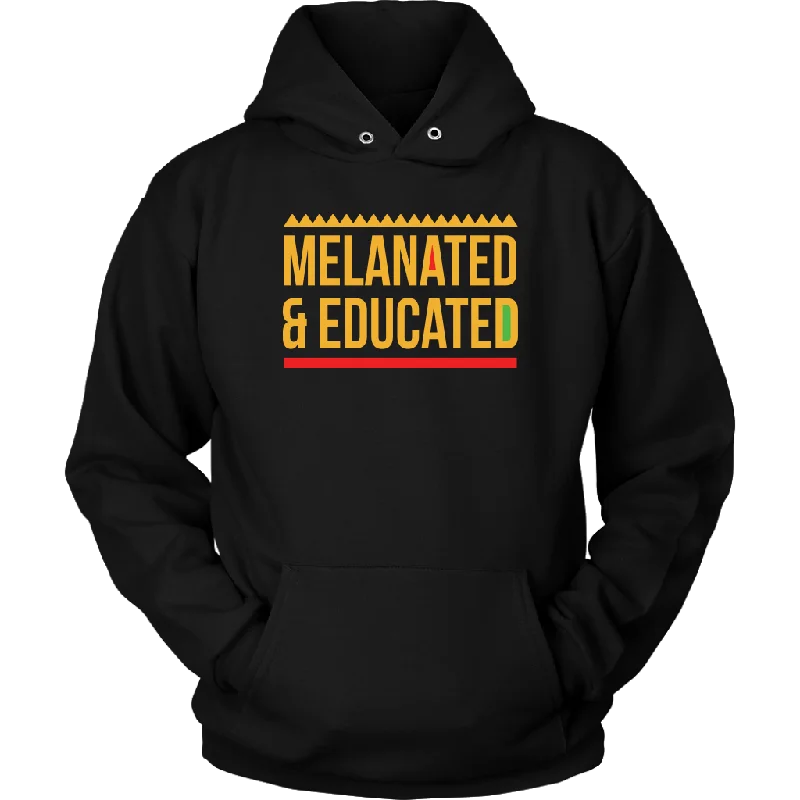 hoodie easy pink -Melanated & Educated Hoodie