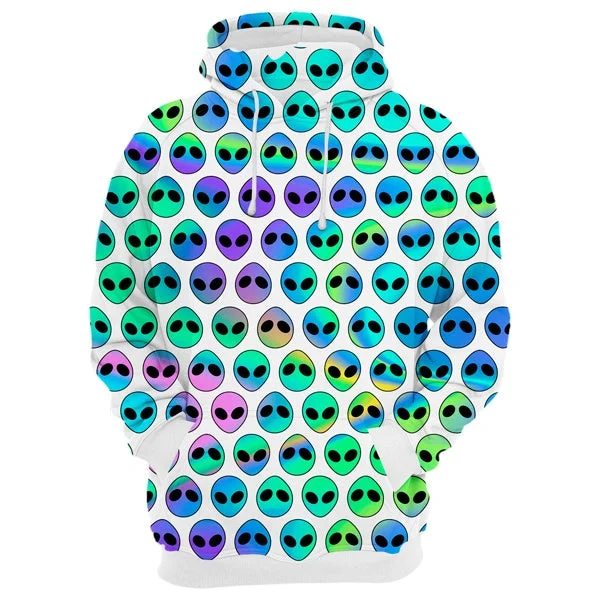 hoodie vivid tones -Alien Attack Hoodie