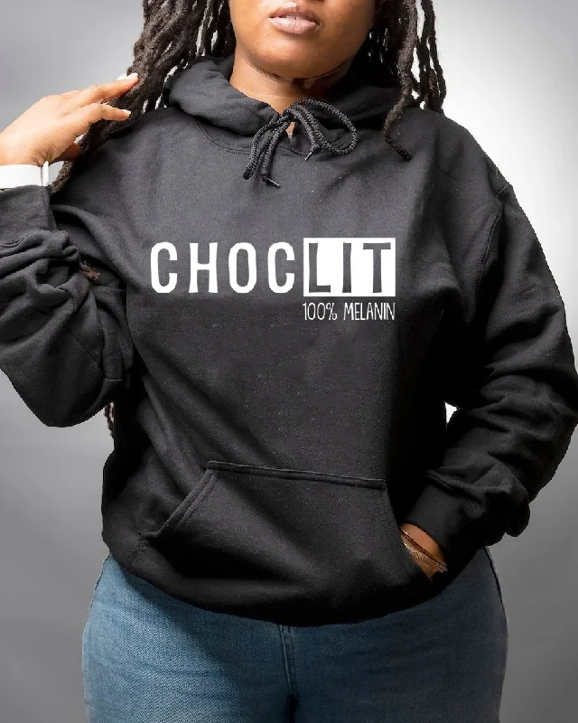 hoodie silky hoodie -Chocolate Lover Melanin Long Sleeves Hoodie