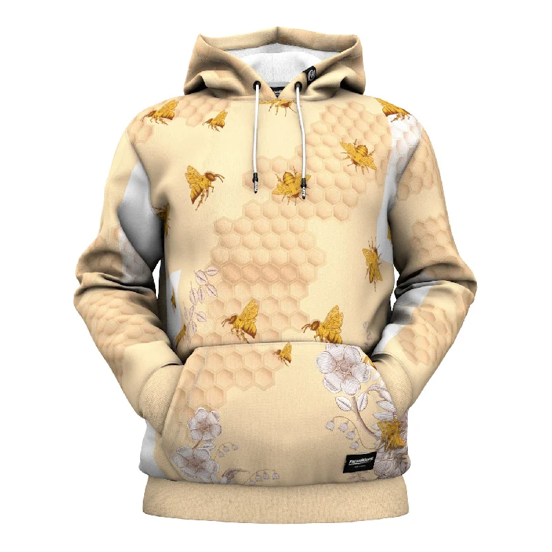 hoodie classic hood -Sunflower Bee Hoodie