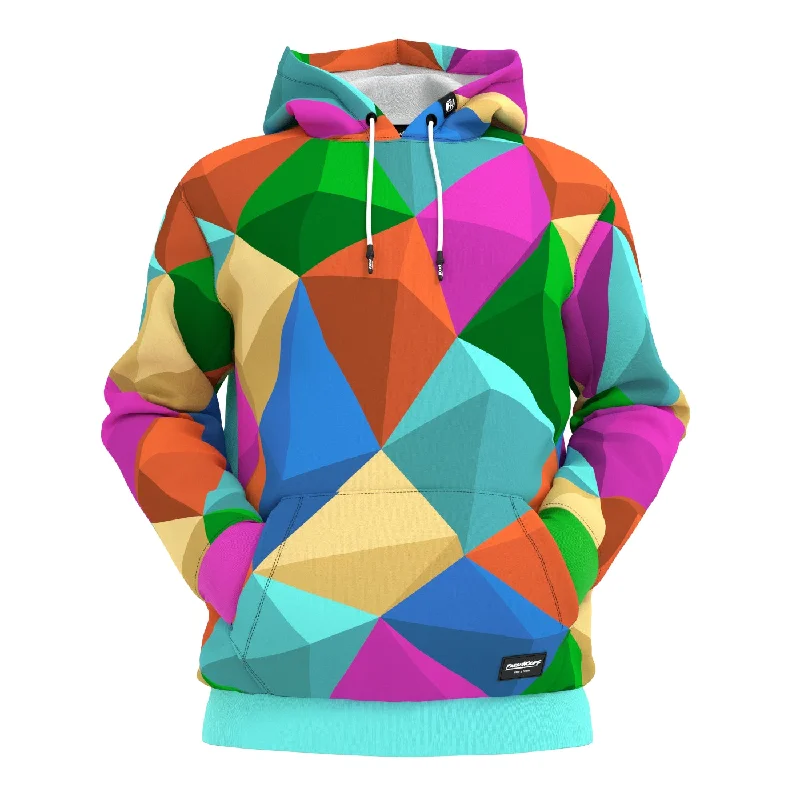 hoodie retro cozy -Cubes Cheerful Hoodie