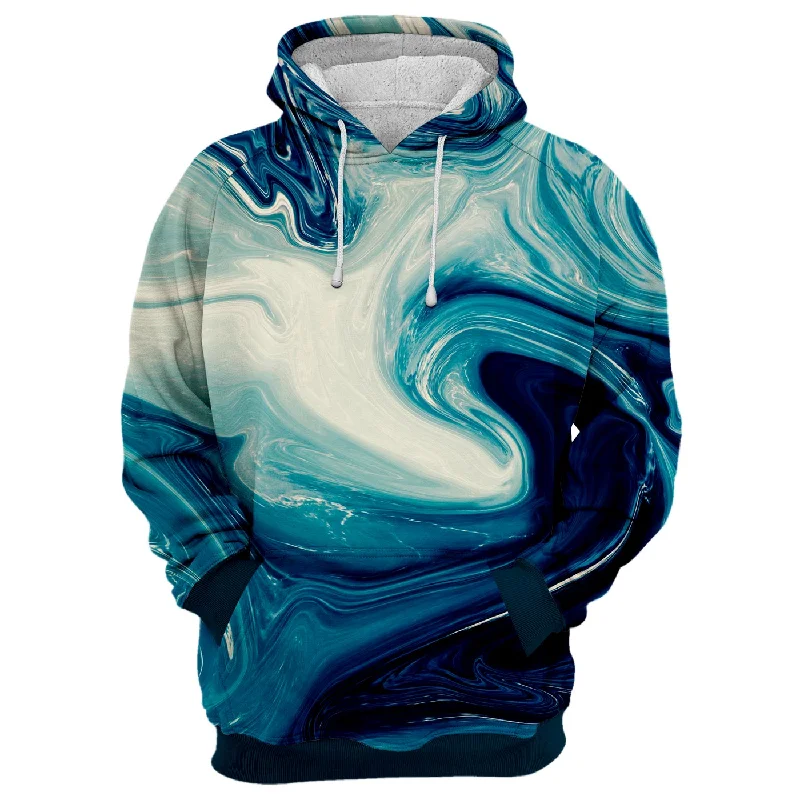 hoodie heated polyester -Abstract Painting Hoodie