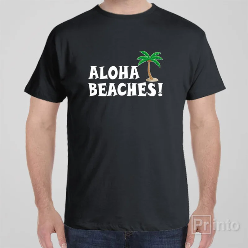 maroon ribbed t-shirts textured -Aloha beaches - T-shirt