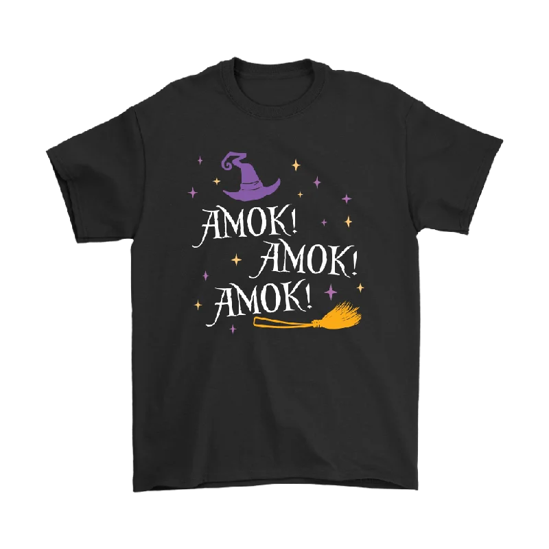 soft beige long sleeve t-shirts cozy -Amok! Amok! Amok! Halloween Unisex T-Shirt