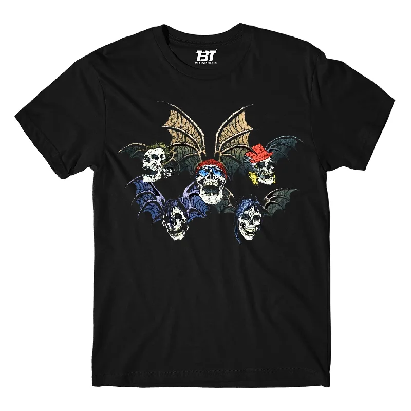 navy blue eco cotton t-shirts green -Avenged Sevenfold T shirt - Death Bats