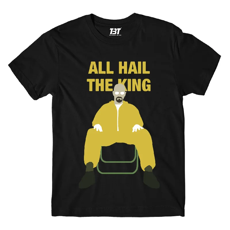 taupe henley t-shirts smart -Breaking Bad T shirt - All Hail The King