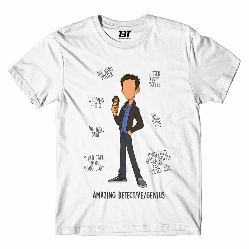 soft beige slim fit t-shirts sleek -Brooklyn Nine-Nine T shirt - Amazing Detective / Genius