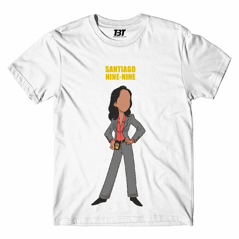 peach ribbed t-shirts textured -Brooklyn Nine-Nine T shirt - Santiago